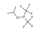 isopropoxybis(trifluoromethyl)phosphane Structure