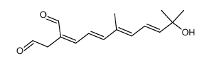 2-[(1Z,2E,4E,6E)-8-Hydroxy-4,8-dimethyl-2,4,6-nonatrienylidene]butanedial picture