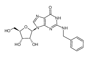 N2-benzyl-2'-deoxyguanosine Structure