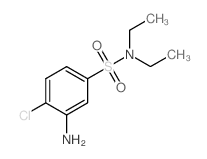 3-AMINO-4-CHLORO-N,N-DIETHYL-BENZENESULFONAMIDE结构式