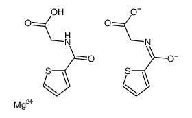 magnesium,2-(thiophene-2-carbonylamino)acetate结构式