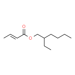 2-Butenoic acid, 2-ethylhexyl ester, (2E)-结构式