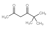 5,5-二甲己烷-2,4-二酮结构式