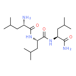 H-Leu-Leu-Leu-NH2结构式