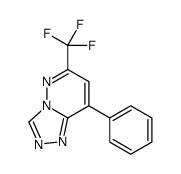8-phenyl-6-(trifluoromethyl)-[1,2,4]triazolo[4,3-b]pyridazine Structure