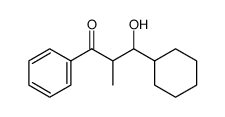 (anti)-3-cyclohexyl-3-hydroxy-2-methyl-1-phenylpropan-1-one Structure