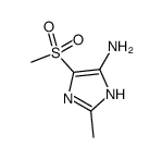 1H-Imidazol-4-amine,2-methyl-5-(methylsulfonyl)- picture