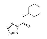 2-cyclohexyl-1-(2H-tetrazol-2-yl)ethan-1-one Structure