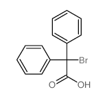 Benzeneacetic acid, a-bromo-a-phenyl- structure