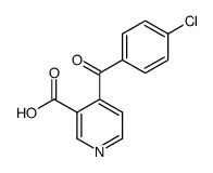γ(p-Chlorobenzoyl)nicotinic acid Structure