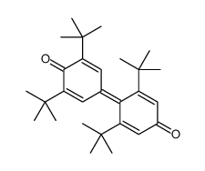 4-[2,6-Bis(1,1-dimethylethyl)-4-oxo-2,5-cyclohexadien-1-ylidene]-2,6-bis(1,1-dimethylethyl)-2,5-cyclohexadien-1-one Structure