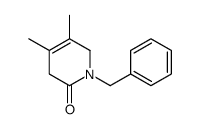 1-benzyl-3,4-dimethyl-2,5-dihydropyridin-6-one Structure