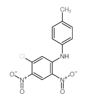 5-chloro-N-(4-methylphenyl)-2,4-dinitro-aniline Structure