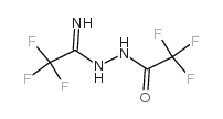 n-trifluoroacetyl-n'-(trifluoroacetimidoyl)hydrazine Structure