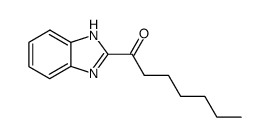 1-(1H-benzo[d]imidazol-2-yl)heptan-1-one结构式