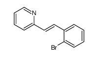 2-[(Z)-2-(2-bromophenyl)ethenyl]pyridine结构式