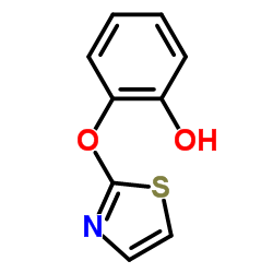 Phenol, 2-(2-thiazolyloxy)- (9CI) structure