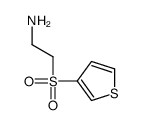 2-thiophen-3-ylsulfonylethanamine Structure
