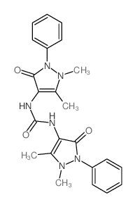 1,3-bis(1,5-dimethyl-3-oxo-2-phenyl-pyrazol-4-yl)urea picture