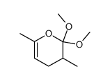 2,2-dimethoxy-3,6-dimethyl-3,4-dihydro-2H-pyran Structure