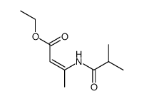 (Z)-3-isobutyrylamino-but-2-enoic acid ethyl ester结构式