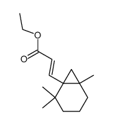 ethyl (E)-3-(2,2,6-trimethylbicyclo[4.1.0]hept-1-yl)-2-propenoate结构式