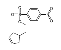 2-cyclopent-3-en-1-ylethyl 4-nitrobenzenesulfonate Structure