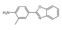Benzenamine, 4-(2-benzoxazolyl)-2-methyl- (9CI)结构式