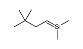 3,3-dimethylbutylidene(dimethyl)silane Structure