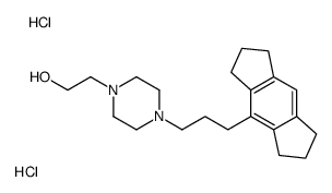 2-[4-[3-(1,2,3,5,6,7-hexahydro-s-indacen-4-yl)propyl]piperazin-1-yl]ethanol,dihydrochloride Structure