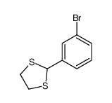 1,3-DITHIOLANE, 2-(m-BROMOPHENYL)- structure