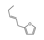 2-pent-2-enylfuran Structure