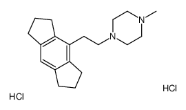 1-[2-(1,2,3,5,6,7-hexahydro-s-indacen-4-yl)ethyl]-4-methylpiperazine,dihydrochloride Structure