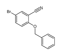 2-(Benzyloxy)-5-Bromobenzonitrile Structure