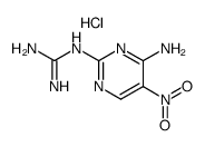 4-amino-2-guanidino-5-nitropyrimidine hydrochloride Structure
