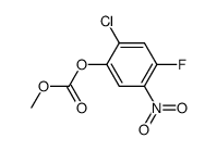 2-chloro-4-fluoro-5-nitrophenyl methyl carbonate structure