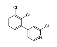 2-CHLORO-4-(2,3-DICHLOROPHENYL)PYRIDINE structure