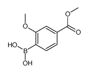 2-甲氧基-4-(甲氧基羰基)苯硼酸结构式