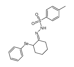 2-phenylselenocyclohexanone tosylhydrazone Structure