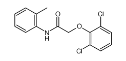 Acetamide, 2-(2,6-dichlorophenoxy)-N-(2-methylphenyl) Structure