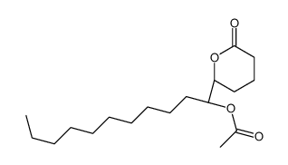 (-)-(5R,6S)-6-Acetoxy-5-hexadecanolide Structure