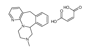 ()-1,2,3,4,10,14b-hexahydro-2-methylpyrazino[2,1-a]pyrido[2,3-c][2]benzazepine maleate (1:1)结构式