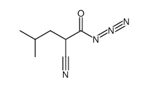 2-cyano-4-methyl-valeryl azide结构式