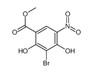 methyl 3-bromo-2,4-dihydroxy-5-nitrobenzoate picture