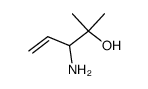 3-amino-2-hydroxy-2-methyl-pentene-(4) Structure