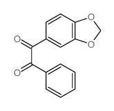1,2-Ethanedione,1-(1,3-benzodioxol-5-yl)-2-phenyl- Structure
