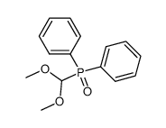 (dimethoxymethyl)diphenylphosphane oxide Structure
