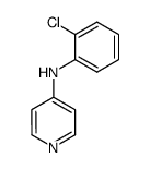 N-(2-chlorophenyl)pyridin-4-amine结构式