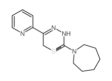 N-(1-pyridin-2-ylbutylideneamino)azepane-1-carbothioamide结构式