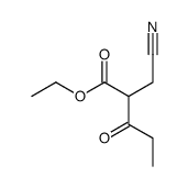 ethyl 2-(cyanomethyl)-3-oxopentanoate Structure